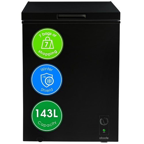 Abode chest freezer black - abode,